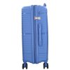 Benzi Barcelona 5899 M világos kék közepes méretű bővíthető bőrönd