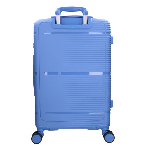 Benzi Barcelona 5899 M világos kék közepes méretű bővíthető bőrönd