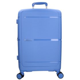   Benzi Barcelona 5899 L világos kék nagy méretű bővíthető bőrönd