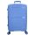 Benzi Barcelona 5899 L világos kék nagy méretű bővíthető bőrönd