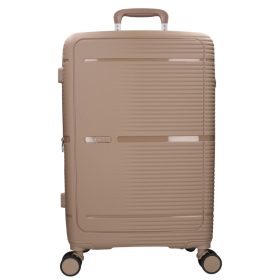   Benzi Barcelona 5899 L bézs nagy méretű bővíthető bőrönd