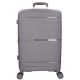 Benzi Barcelona 5899 L szürke nagy méretű bővíthető bőrönd