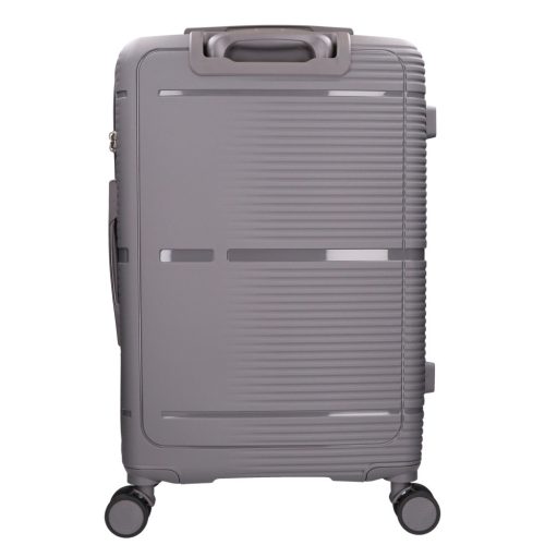 Benzi Barcelona 5899 L szürke nagy méretű bővíthető bőrönd