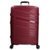 Benzi Malaga 5904 L bordó nagy méretű bővíthető bőrönd