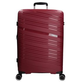   Benzi Malaga 5904 L bordó nagy méretű bővíthető bőrönd