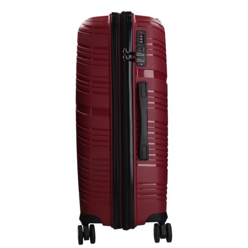 Benzi Malaga 5904 L bordó nagy méretű bővíthető bőrönd