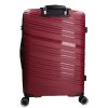 Benzi Malaga 5904 L bordó nagy méretű bővíthető bőrönd