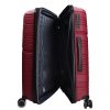 Benzi Malaga 5904 L bordó nagy méretű bővíthető bőrönd