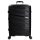 Benzi Malaga 5904 L fekete nagy méretű bővíthető bőrönd