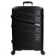 Benzi Malaga 5904 L fekete nagy méretű bővíthető bőrönd