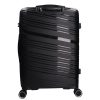 Benzi Malaga 5904 L fekete nagy méretű bővíthető bőrönd