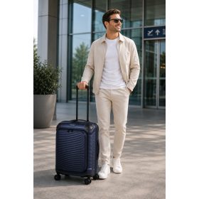 Travelite Millennium S laptartós kabinbőrönd kék