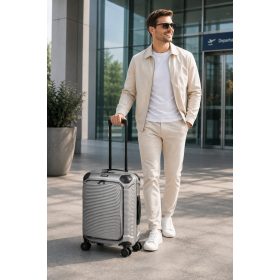 Travelite Millennium S laptoptartós kabinbőrönd szürke