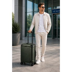 Travelite Millennium S laptartós kabinbőrönd zöld