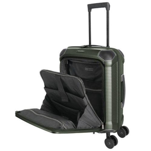 Travelite Millennium S laptartós kabinbőrönd zöld