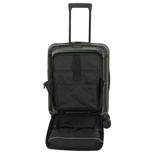 Travelite Millennium S laptartós kabinbőrönd zöld