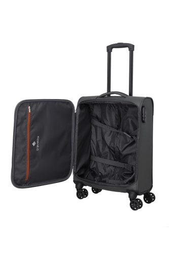 Travelite Priego S 4w antracit kabinbőrönd