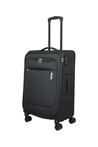 travelite Priego M 4w Antracite közepes bőrönd