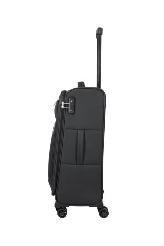 travelite Priego M 4w Antracite közepes bőrönd