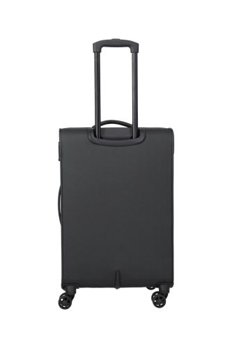 travelite Priego M 4w Antracite közepes bőrönd