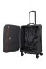 travelite Priego M 4w Antracite közepes bőrönd