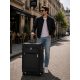 Travelite Priego L 4w antracit nagy bőrönd