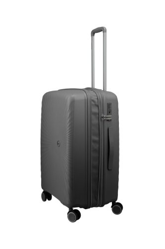 Travelite Voyaage M antracit BŐVÍTHETŐ közepes bőrönd