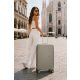 Travelite Voyaage M bézs BŐVÍTHETŐ közepes bőrönd