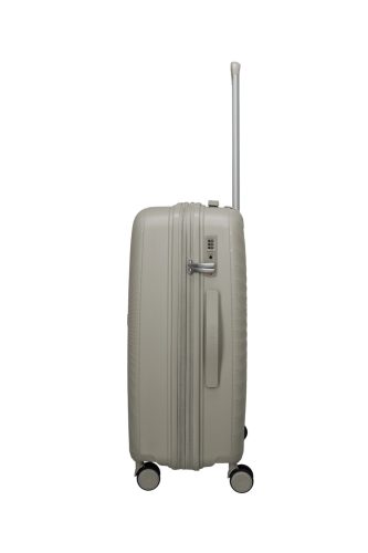 Travelite Voyaage M bézs BŐVÍTHETŐ közepes bőrönd