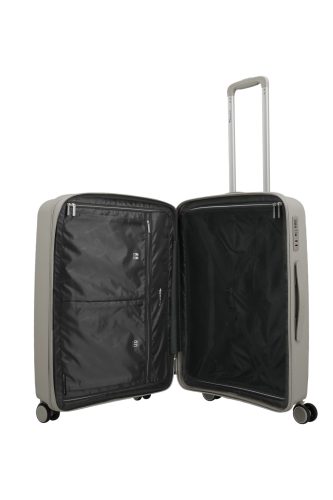 Travelite Voyaage M bézs BŐVÍTHETŐ közepes bőrönd