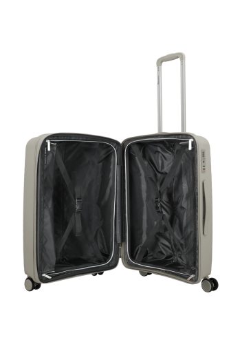 Travelite Voyaage M bézs BŐVÍTHETŐ közepes bőrönd