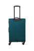 travelite Priego M 4w petrol közepes bőrönd