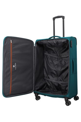 Travelite Priego L 4w petrol nagy bőrönd