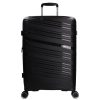 Benzi Malaga 5904 M fekete közepes méretű bővíthető bőrönd