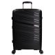 Benzi Malaga 5904 M fekete közepes méretű bővíthető bőrönd