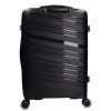 Benzi Malaga 5904 M fekete közepes méretű bővíthető bőrönd