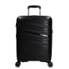 Benzi Malaga 5904 S fekete bővíthető kabinbőrönd