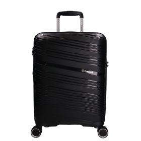 Benzi Malaga 5904 S fekete bővíthető kabinbőrönd