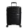 Benzi Malaga 5904 S fekete bővíthető kabinbőrönd