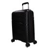 Benzi Malaga 5904 S fekete bővíthető kabinbőrönd