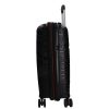 Benzi Malaga 5904 S fekete bővíthető kabinbőrönd