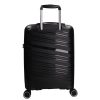 Benzi Malaga 5904 S fekete bővíthető kabinbőrönd