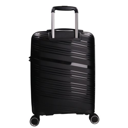 Benzi Malaga 5904 S fekete bővíthető kabinbőrönd