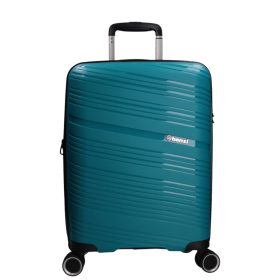 Benzi Malaga 5904 S zöld bővíthető kabinbőrönd