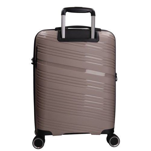 Benzi Malaga 5904 S szürke bővíthető kabinbőrönd