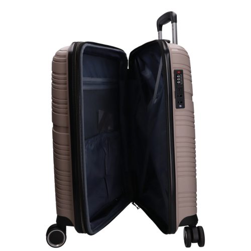 Benzi Malaga 5904 S szürke bővíthető kabinbőrönd