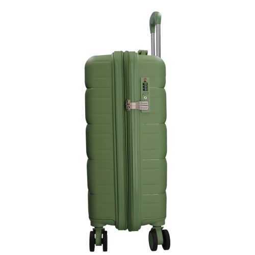 Benzi 5901 S zöld bővíthető kabinbőrönd