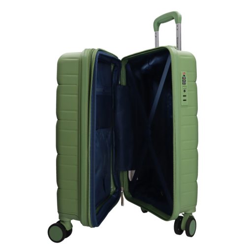 Benzi 5901 S zöld bővíthető kabinbőrönd