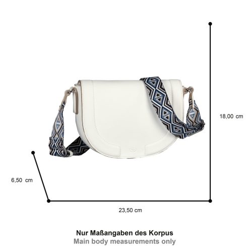 Tom Tailor női válltáska NANI 4473 - 012 fehér