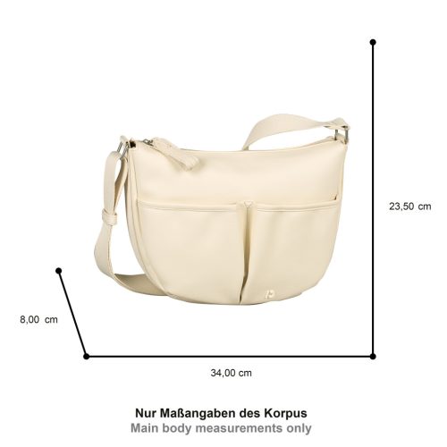 Tom Tailor női válltáska JELENA M 5000 - 013 törtfehér